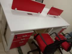 Workstation Office Table and Chairs / Office Furniture