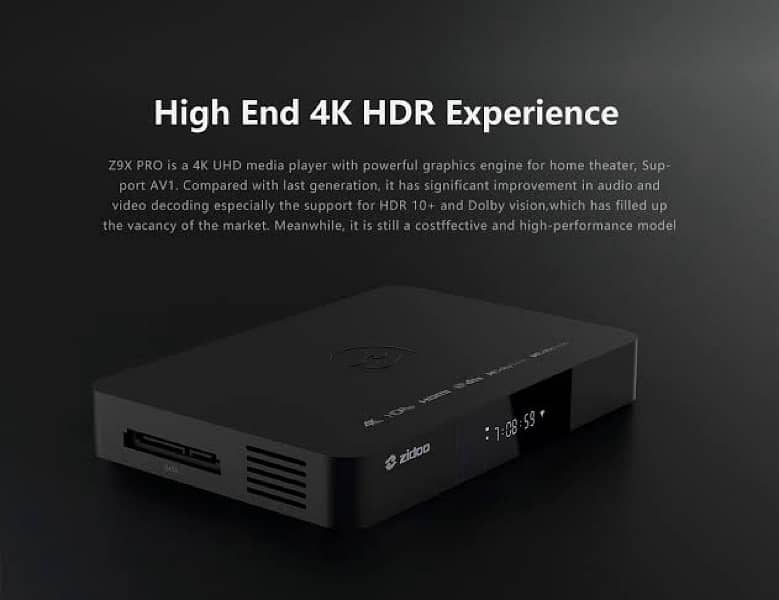 Zidoo Z9X Pro 4k Media Player 4