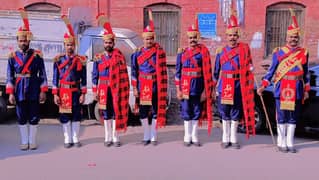 Fauji pipe Band service Lahore/Dhol for mendi & barat event/Pipe band