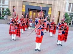 Fauji pipe Band service Lahore/Dhol for mendi & barat event/Pipe band