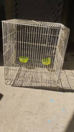 metal cage for parrots chicks java sparrows 0