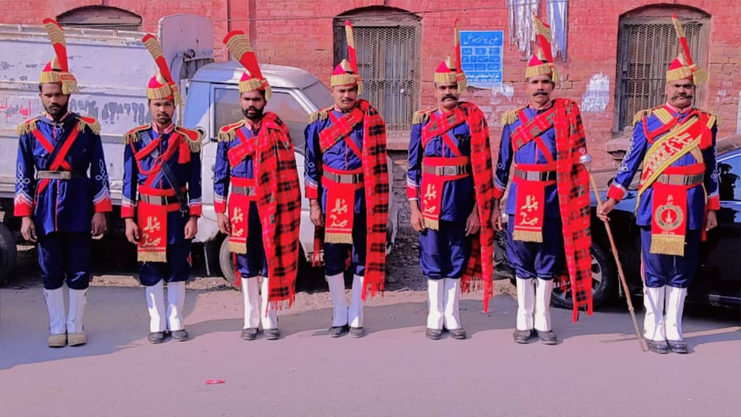 Fauji pipe Band service Lahore/Dhol for mendi & barat event/Pipe band 2