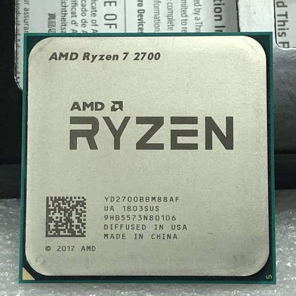 AMD Ryzen 7 2700 tray only 0