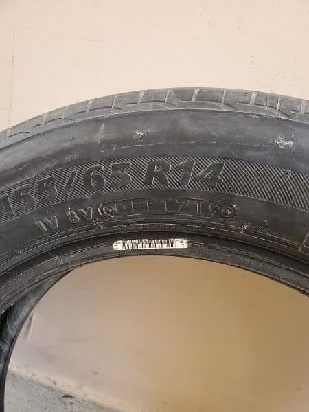 japanese Bridgestone Tyres 155/65/14 for Mira,Move, Nissan days 3