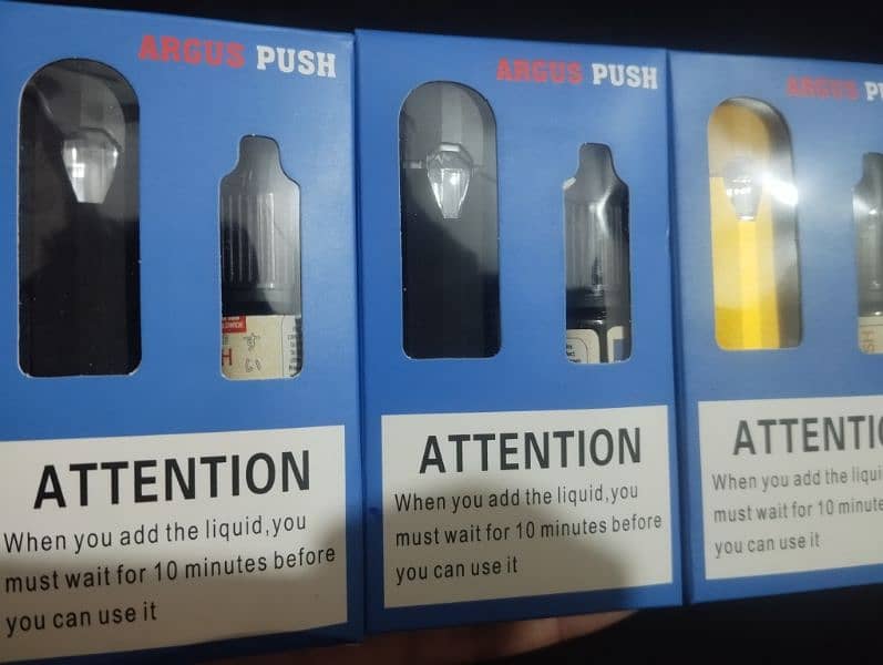 Argus push pod system Box packed /Pod & Vape 3