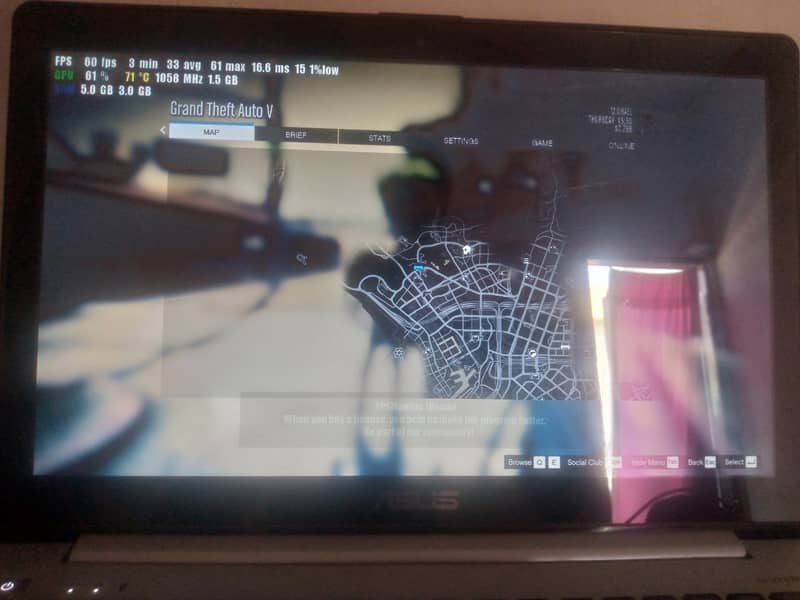 ASUS i7 Techscreen Laptop GTA 5 installed wtsap 03493646204 1