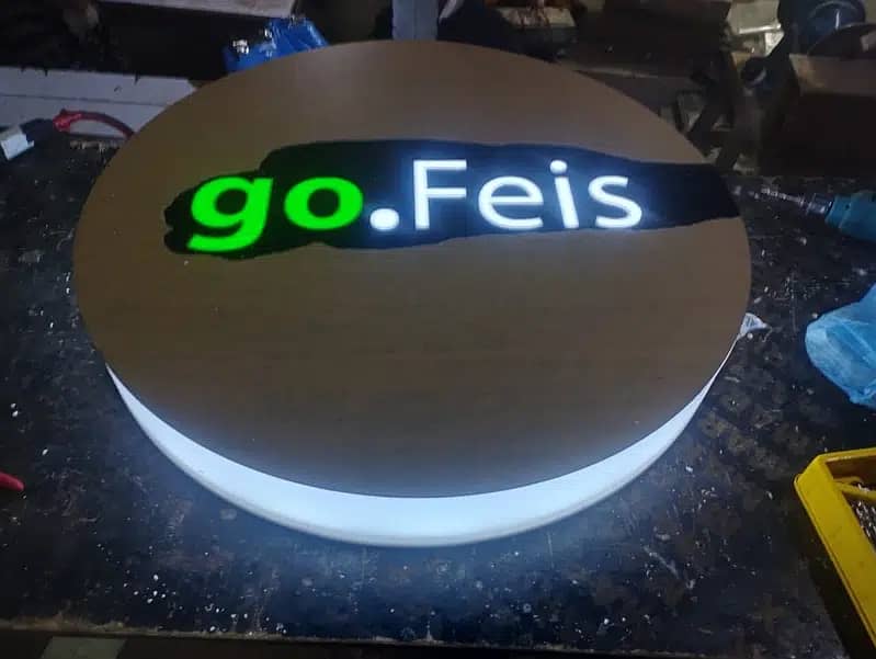 3D LOGO | 3D Signage | Sign Board | Acrylic Sign | Panaflex SignBoard 9