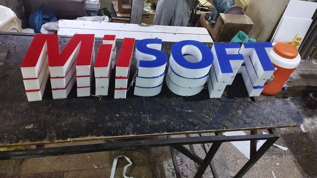 3D LOGO | 3D Signage | Sign Board | Acrylic Sign | Panaflex SignBoard 10