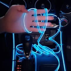 Car Interior Light LED Strip Decoration Flexible Neon Lights Car 0