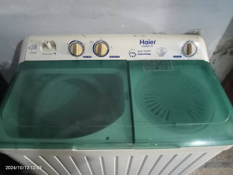 Haier Semi Automatic Washing Machine 8kg 0