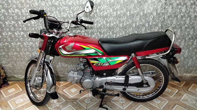 Honda cd 70 2022 model lush bike urjante sale 5