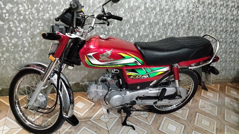 Honda cd 70 2022 model lush bike urjante sale 6