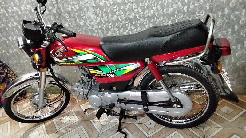 Honda cd 70 2022 model lush bike urjante sale 9