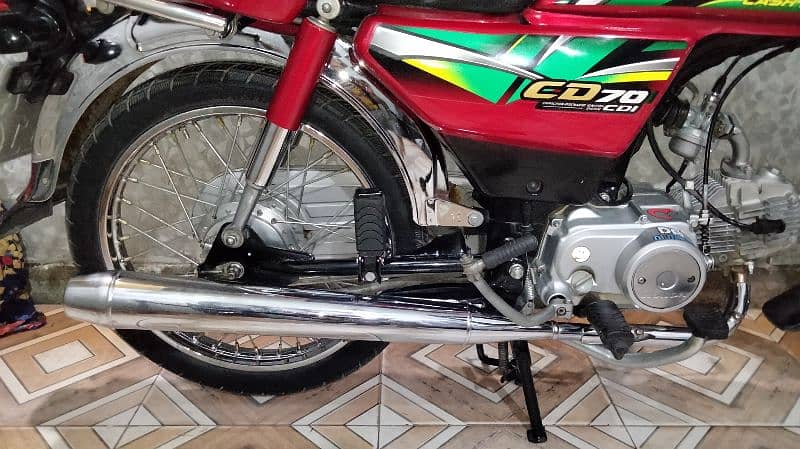 Honda cd 70 2022 model lush bike urjante sale 13