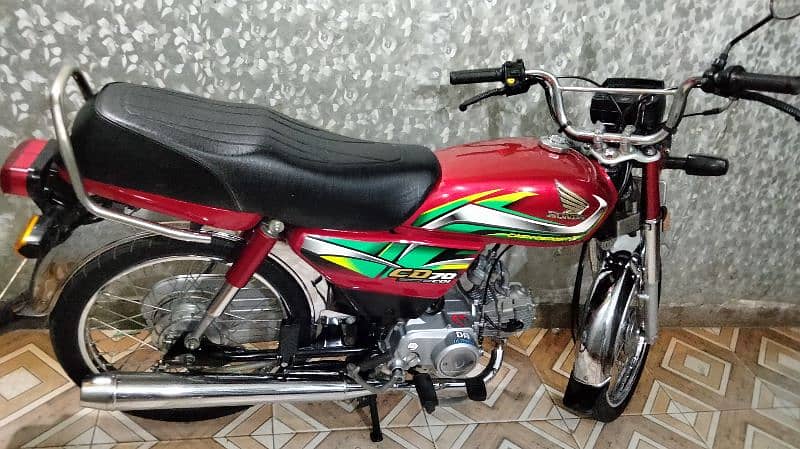 Honda cd 70 2022 model lush bike urjante sale 14