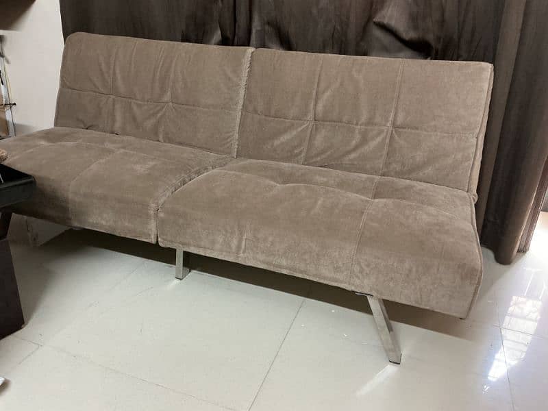 Sofa Cum Bed (Purchased from i home saudi Arabia) Available Pair 2Pcs 1