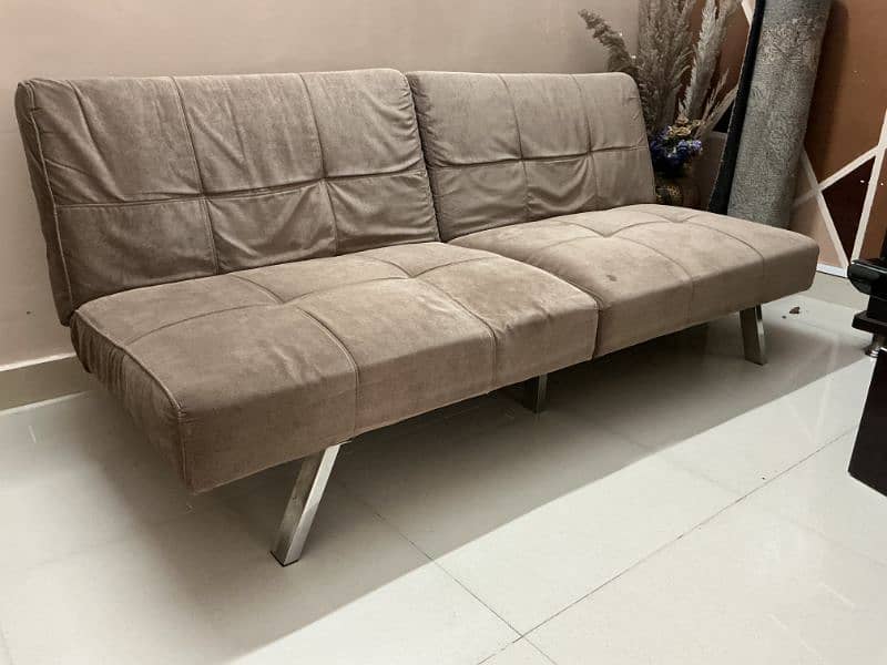 Sofa Cum Bed (Purchased from i home saudi Arabia) Available Pair 2Pcs 2