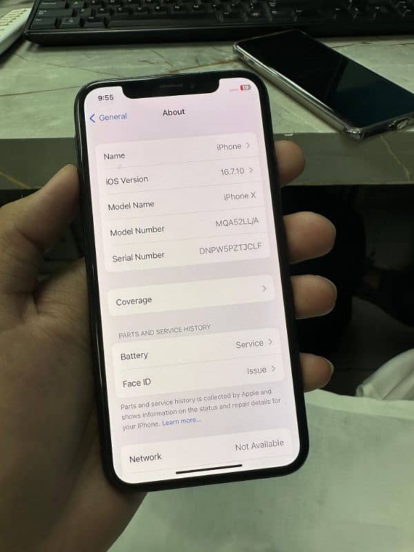 Iphone X 64 Gb PTA Approved 0