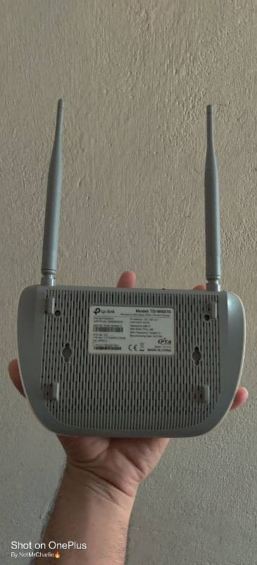 PTCL Router / TP Link TD W9970 Look like New 1