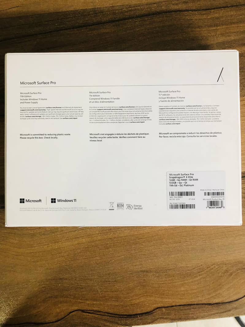 Microsoft Surface Pro 2-in-1 Laptop/Tablet Snapdragon X Elite New 4