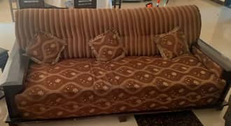 Sofa Set / 5 Seater Sofa / Wooden Sofa Set