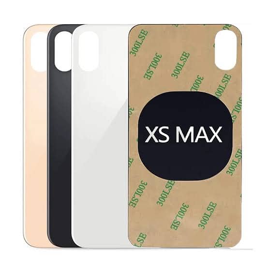 Iphone XS Max original Back Glass Battery Cover with tape 4