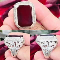 Yamni Aqeeq Ring