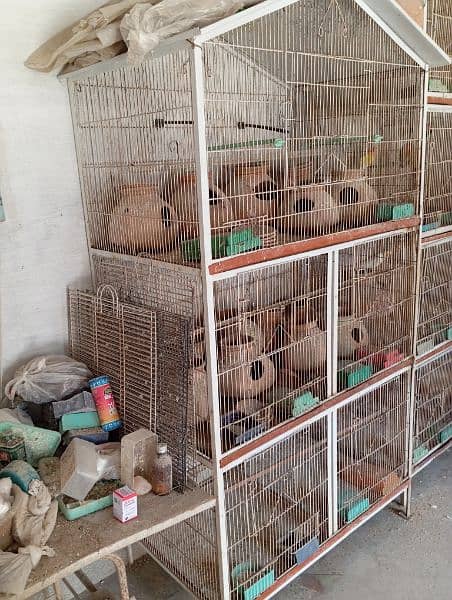 Birds Cages for sell total 4 cages 1