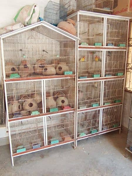 Birds Cages for sell total 4 cages 6