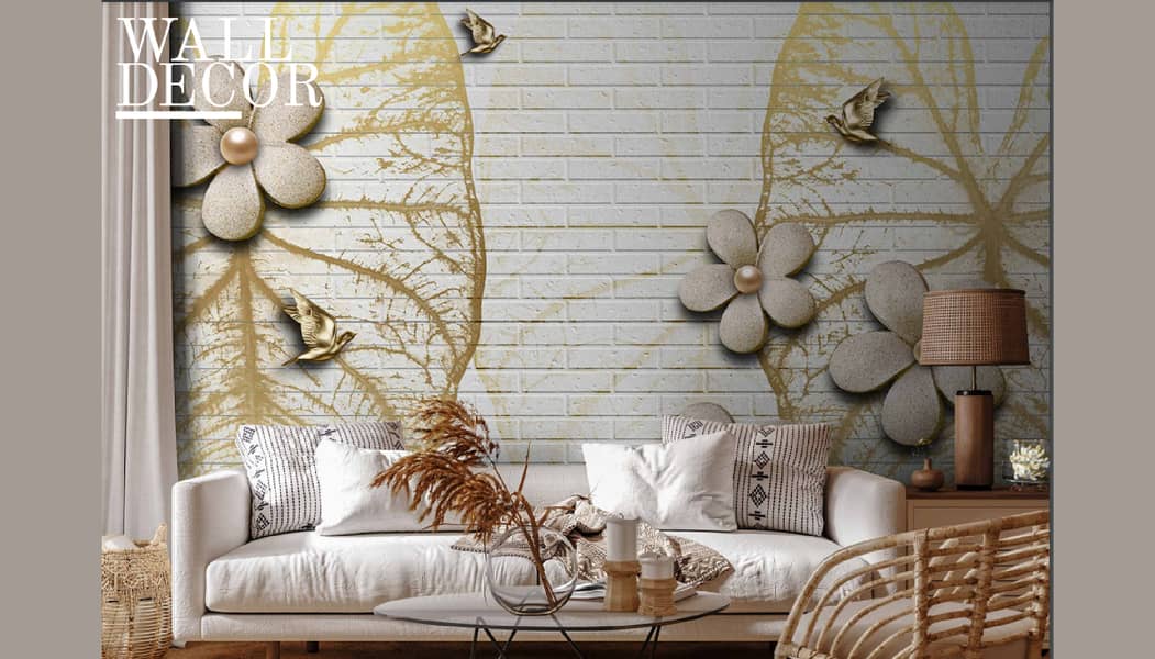 3D Stylish Wall Art, 3D Flex Canvas Wallpaper 4