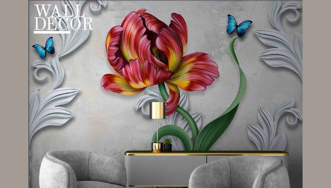 3D Stylish Wall Art, 3D Flex Canvas Wallpaper 8