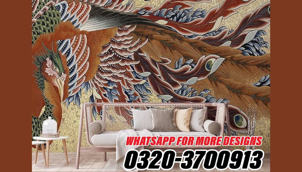 3D Stylish Wall Art, 3D Flex Canvas Wallpaper 12