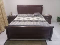 bed set with mattress for urgent sale