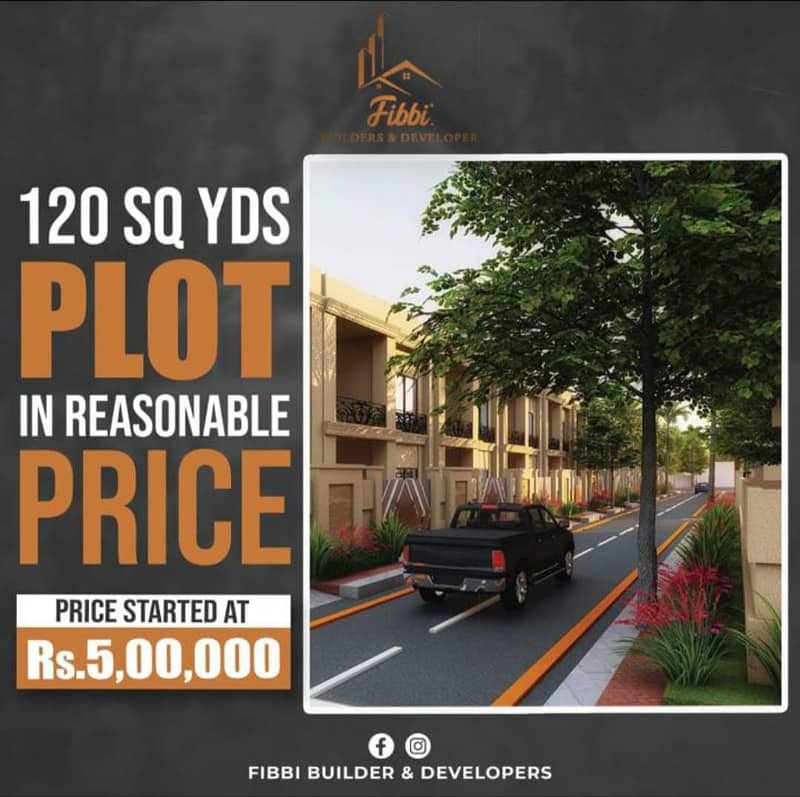 Prime Location 120 Square Yards Plots For Sale In The Perfect Location Of Fibbi Town 11