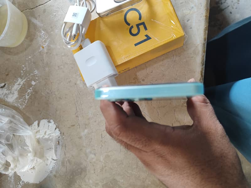 realme c51 4/64  complete box 10/10 condition full warnty 4