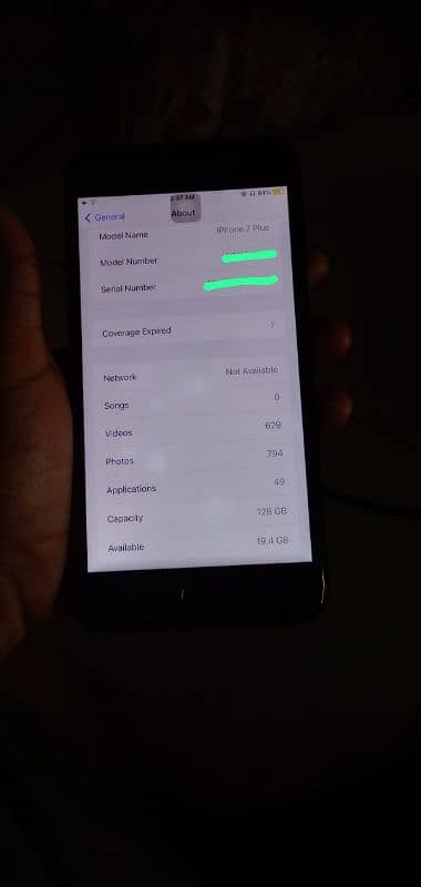 iPhone 7 Plus PTA APPROVED 128 GB 2