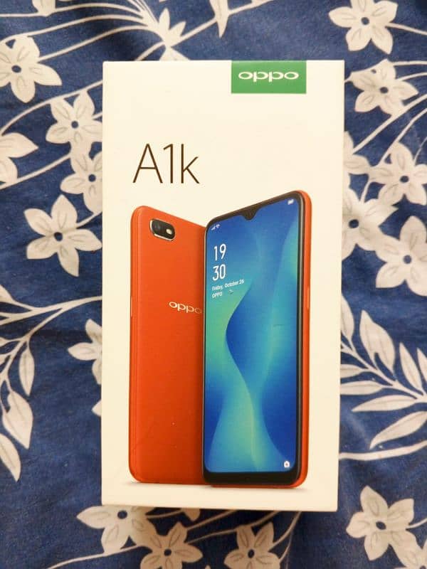 oppo a1k good condition box with charger 4