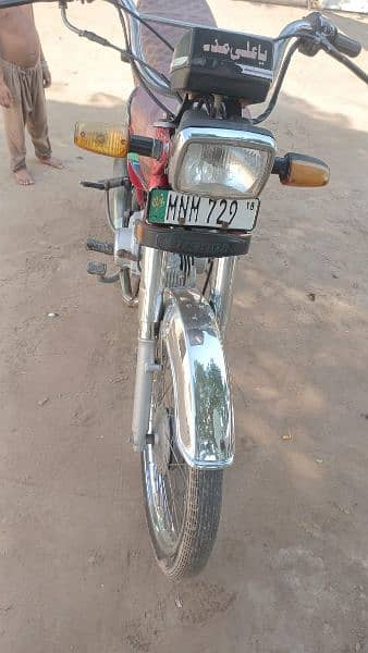 Honda CD 70 2018 model 0