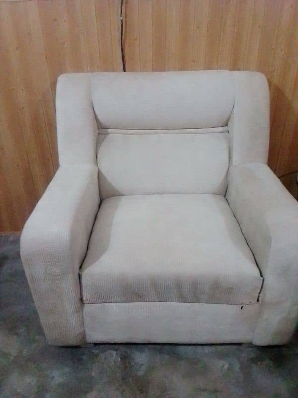 6 Seater Sofa Cream Color 2