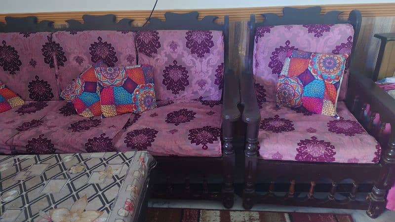 Wooden sofa set good quality 1