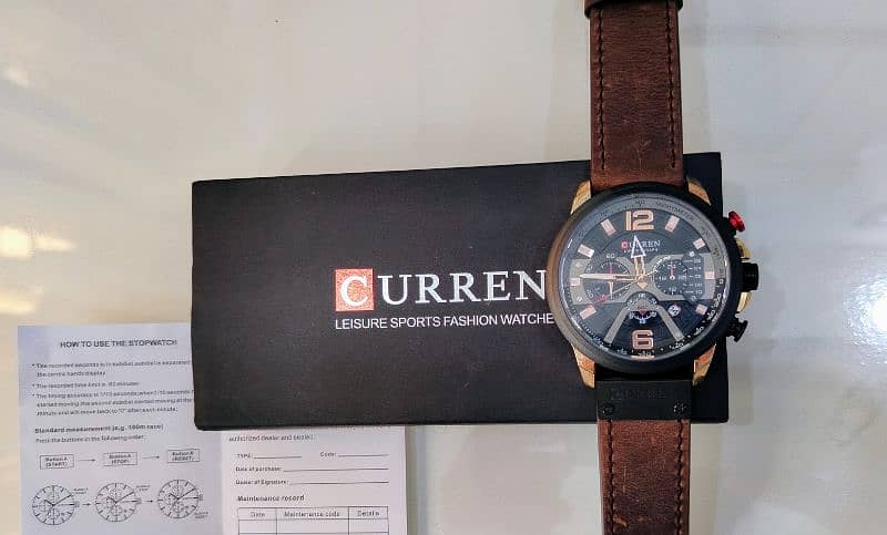 Curren Brand Sports Chronograph Quartz Watch 1