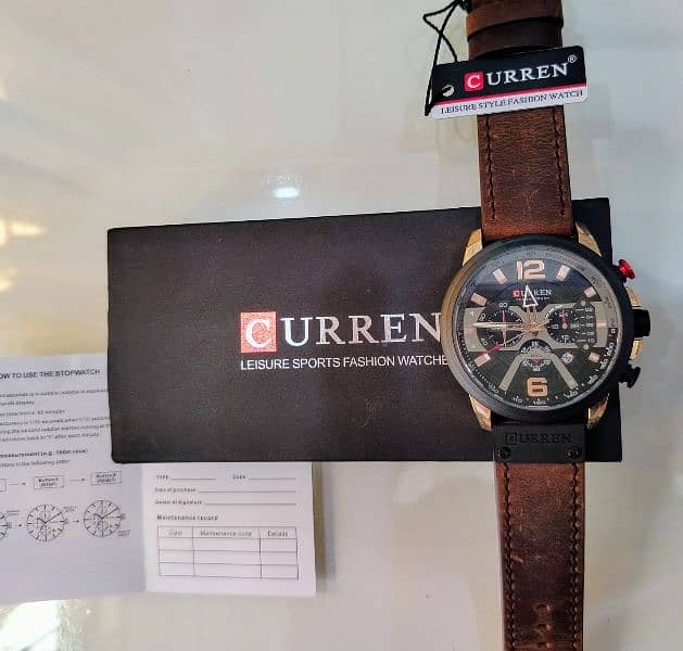 Curren Brand Sports Chronograph Quartz Watch 10