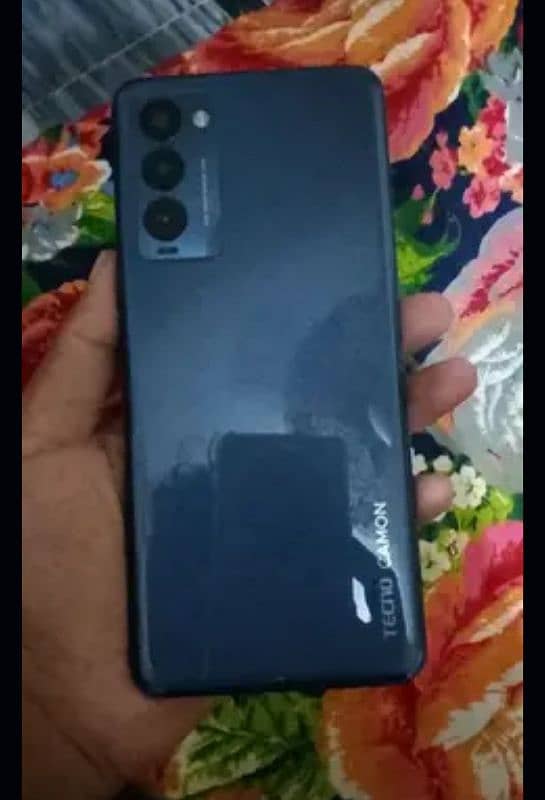 Tecno Camon 18t Only glass crack all working 2