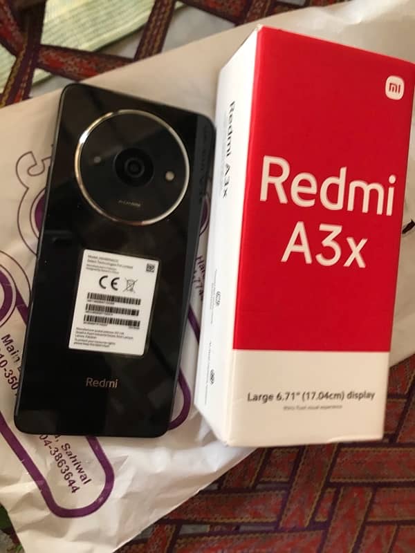 redmi A3x full box full warnaty 0