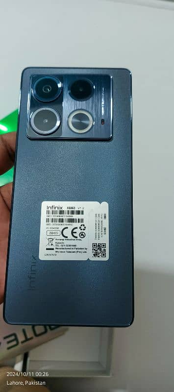 infinix Not 40 just box open 5