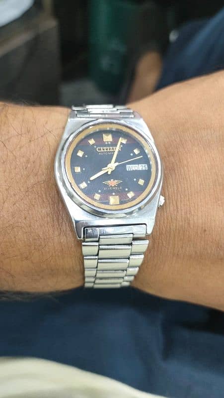 citizen automatic vintage watch stainless steel 3