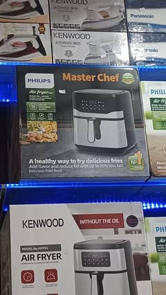 Philips , Kenwood, Panasonic Air fryer fresh stock available