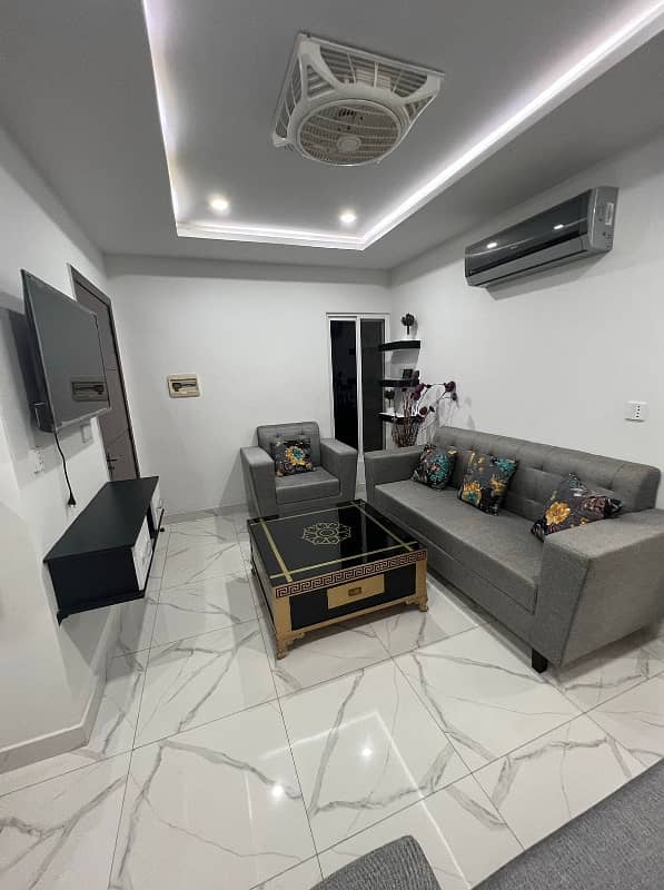 One Bedroom Fully Furnished Apartment Is Available For Rent In AA Block Bahria Town Lahore 2