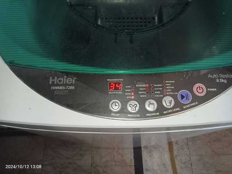 Haier Fully Automatic Washing Machine totally Genuine 7