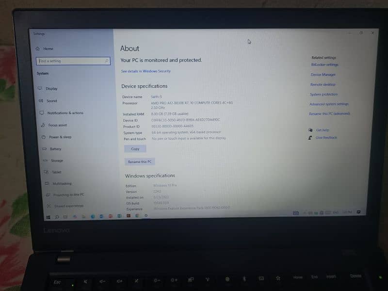 Lenovo Thinkpad laptop 6